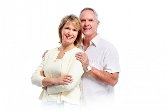 couple smiling after gum disease treatment Gum Recession Regional Dental Center Jacksonville, AL