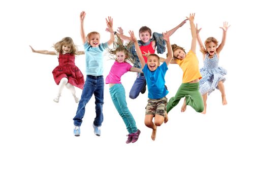 kids jumping of excitement to visit Regional Dental Center Jacksonville, AL